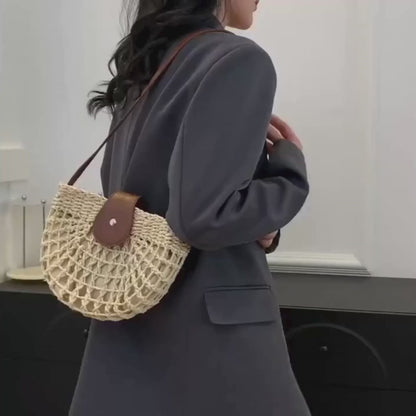 Naïa™ | Sac Bohème Tressé – Édition Été