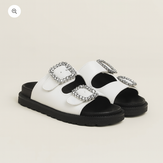 Ophélie™ - Sandales Élégantes à Boucles Brillantes